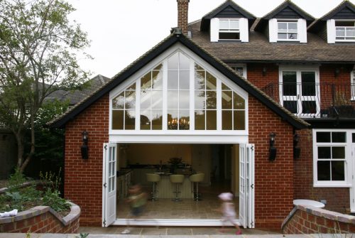 Gable Window, Bifold Doors Timber