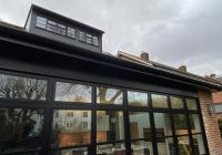 Black Aluminium casement windows