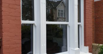 New uPVC white heritage windows