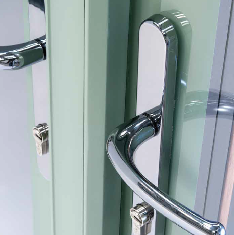 Lumi French door handle option