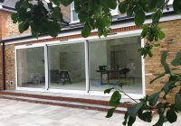 sliding slimline Aluminium doors